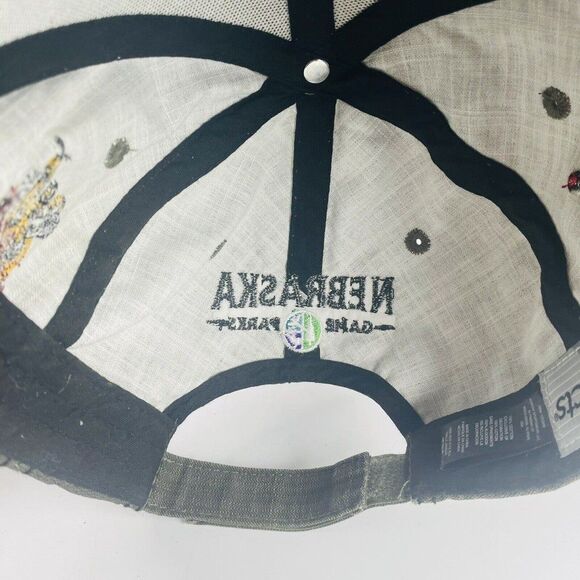 Nebraska Pheasants Quail Forever Youth Mentor Hunt Hat PF Strapback Hunting Cap - Picture 8 of 10